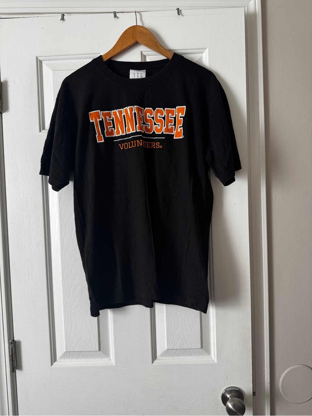 Champion Tennessee Volunteers Appliqué T-Shirt Black Men’s Size Large